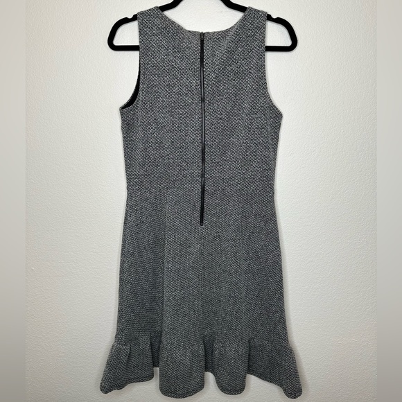 Loft Gray Business Formfitting Ruffle Bottom Dress - - Picture 6 of 10